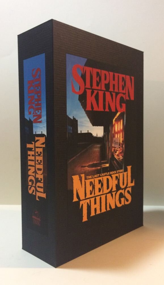 CUSTOM SLIPCASE for Stephen King - Needful Things - 1st Edition / 1st Printing