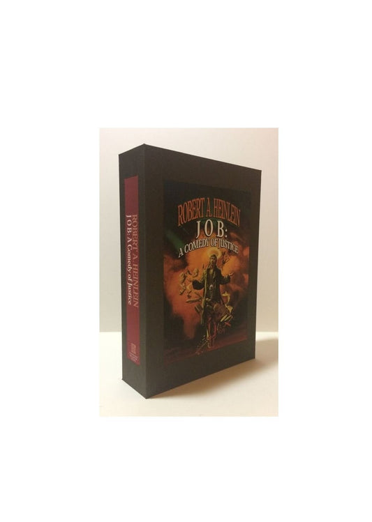 CUSTOM SLIPCASE for Robert A. Heinlein - JOB: A Comedy Of Justice - 1st Edition / 1st Printing