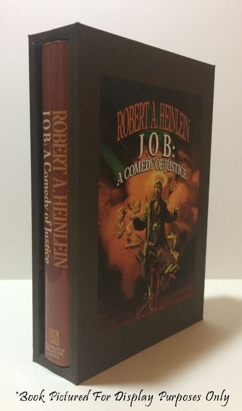 CUSTOM SLIPCASE for Robert A. Heinlein - JOB: A Comedy Of Justice - 1st Edition / 1st Printing