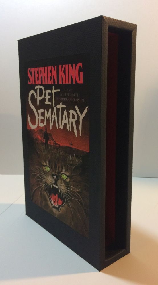 CUSTOM SLIPCASE for Stephen King - Pet Sematary - 1st Edition / 1st Printing