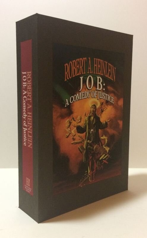 CUSTOM SLIPCASE for Robert A. Heinlein - JOB: A Comedy Of Justice - 1st Edition / 1st Printing