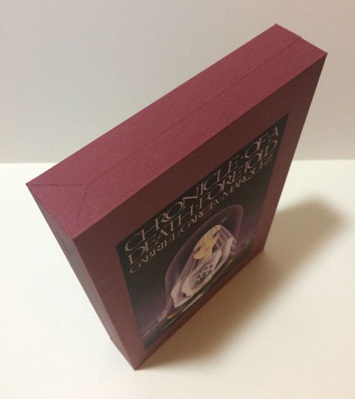 CUSTOM SLIPCASE for Gabriel Garcia Marquez - Chronicle Of A Death Foretold - 1st Printing / 1st Printing