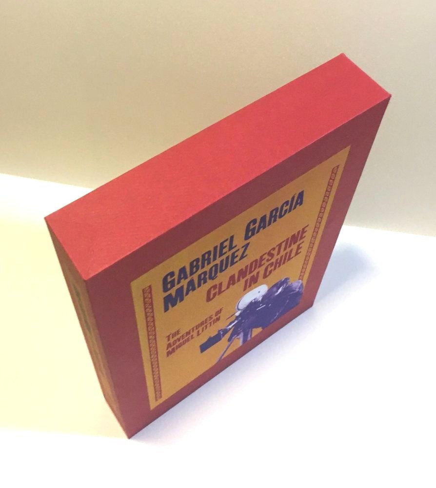 CUSTOM SLIPCASE for Gabriel Garcia Marquez - Clandestine In Chile - 1st Printing / 1st Printing