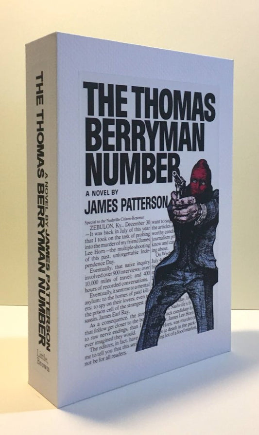 CUSTOM SLIPCASE for James Patterson - The Thomas Berryman Number - 1st Printing / 1st Printing