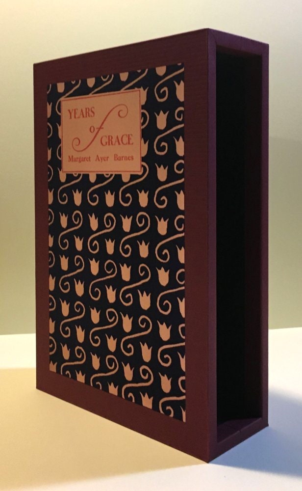 CUSTOM SLIPCASE for Margaret Ayers Barnes - Years Of Grace - UK 1st Printing / 1st Printing