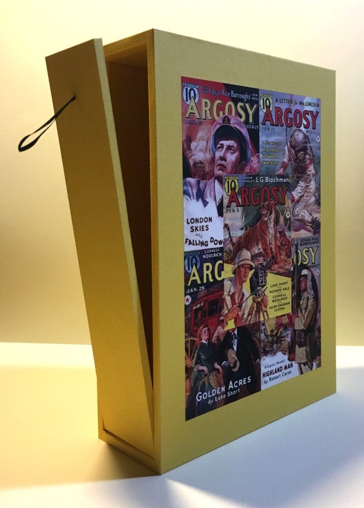 CUSTOM SLIPCASE for Edgar Rice Burroughs - Carson Of Venus -  Argosy Weekly 6 Vol Jan 8 - Feb 12