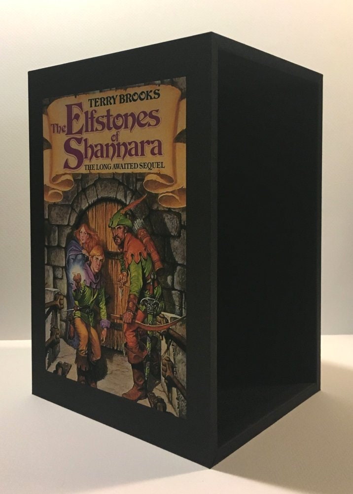 CUSTOM SLIPCASE for Terry Brooks - The Shannara Trilogy - For Swords, Elfstones & Wishsong 1st /1st