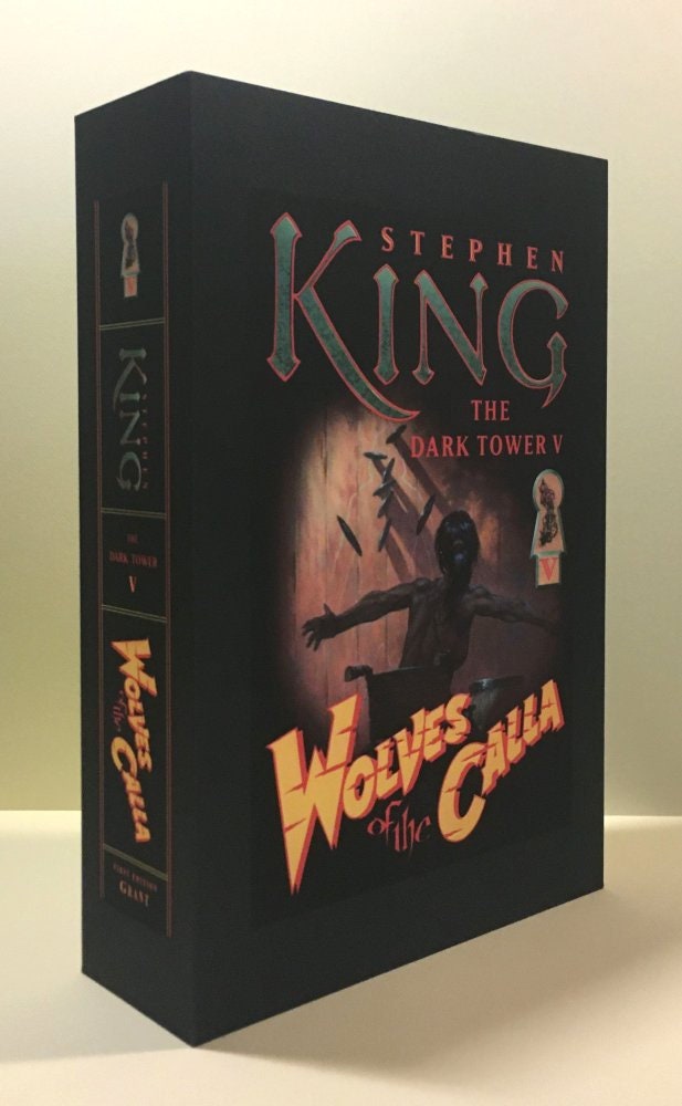 CUSTOM SLIPCASE for Stephen King - Dark Tower V Wolves of the Calla - 1st Edition / 1st Printing