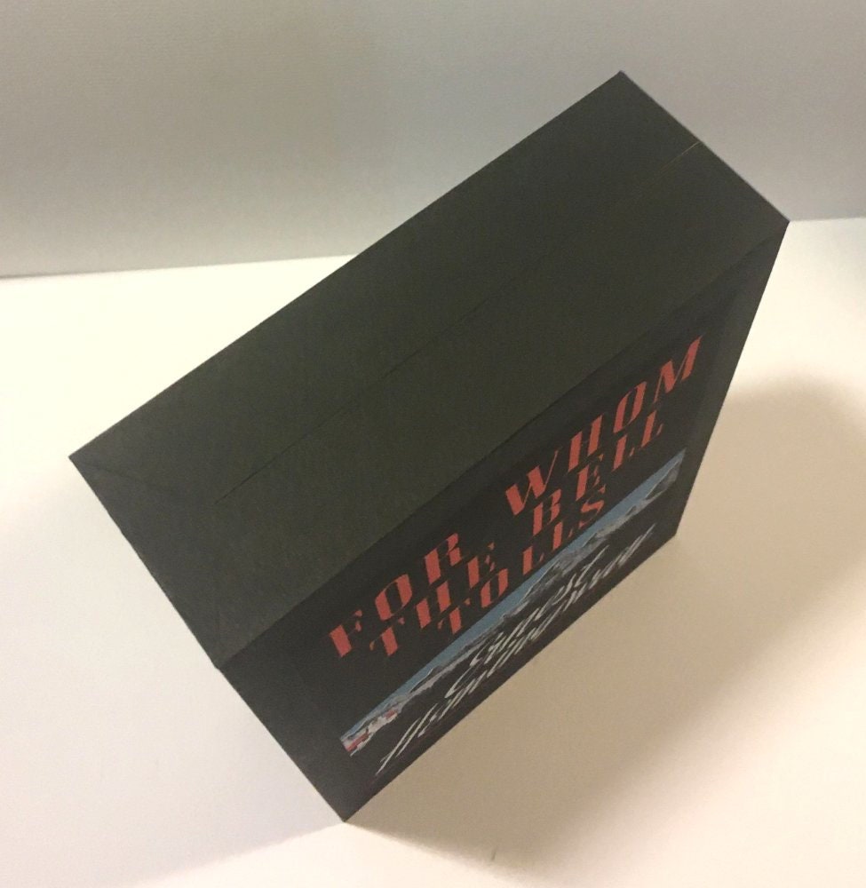 CUSTOM SLIPCASE for Ernest Hemingway - For Whom The Bell Tolls - 1st Printing / 1st Printing