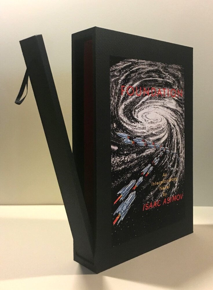 CUSTOM SLIPCASE for Isaac Asimov - Foundation - 1st Edition / 1st Printing - Rear Panel
