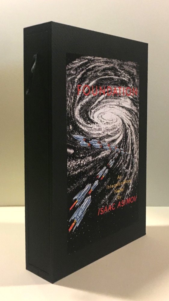CUSTOM SLIPCASE for Isaac Asimov - Foundation - 1st Edition / 1st Printing - Rear Panel