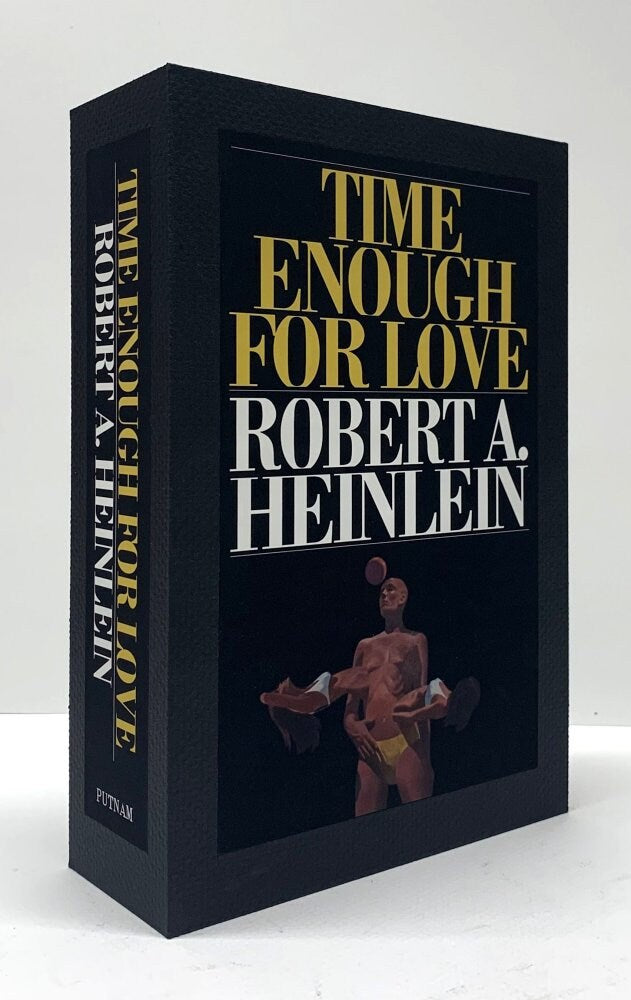 CUSTOM SLIPCASE for Robert A. Heinlein - Time Enough For Love - 1st Edition / 1st Printing