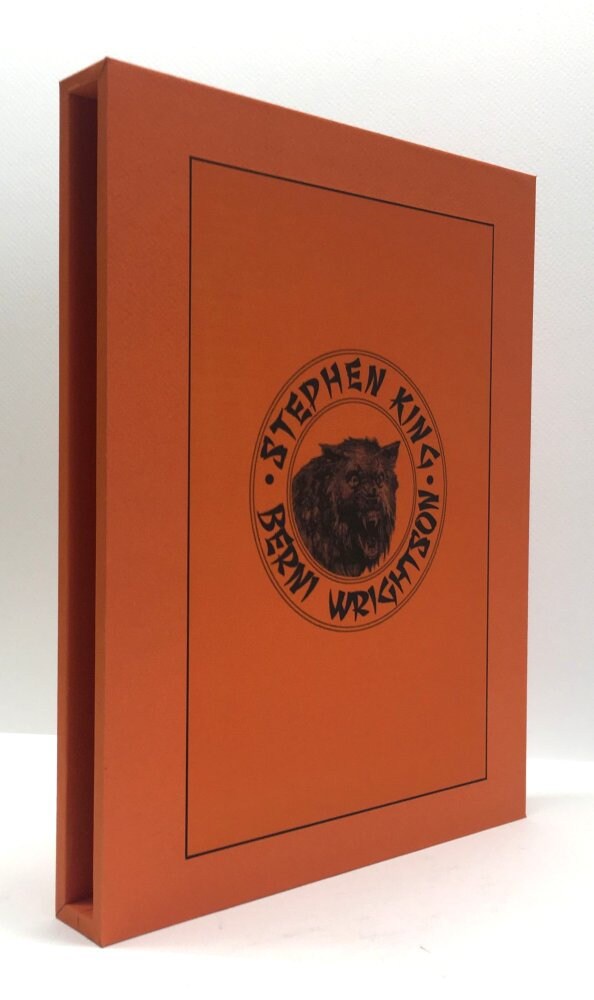 CUSTOM SLIPCASE for Stephen King - Cycle Of The Werewolf - 1st Edition / 1st Printing (Orange)