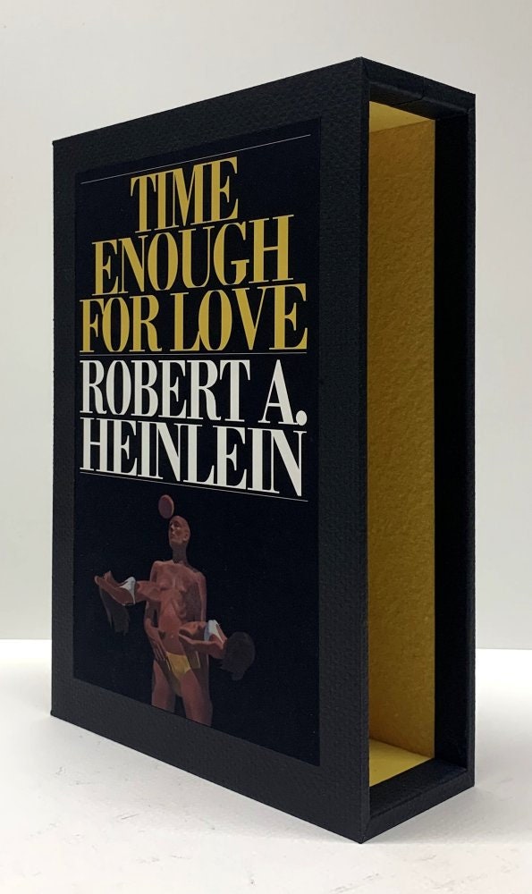 CUSTOM SLIPCASE for Robert A. Heinlein - Time Enough For Love - 1st Edition / 1st Printing