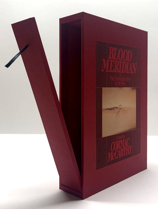 CUSTOM SLIPCASE for Cormac McCarthy - BLOOD MERIDIAN - 1st Edition / 1st Printing (Rear Panel)