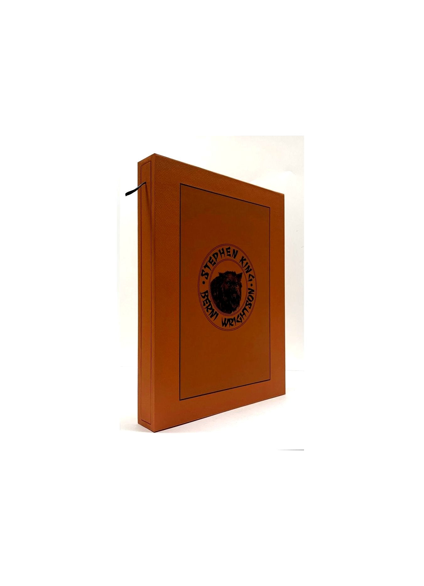 CUSTOM SLIPCASE for Stephen King - Cycle Of The Werewolf - 1st / 1st Rear Panel (Orange)