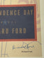 Autographed Typescript - Richard Ford - Independence Day  - Pulitzer Prize winner -