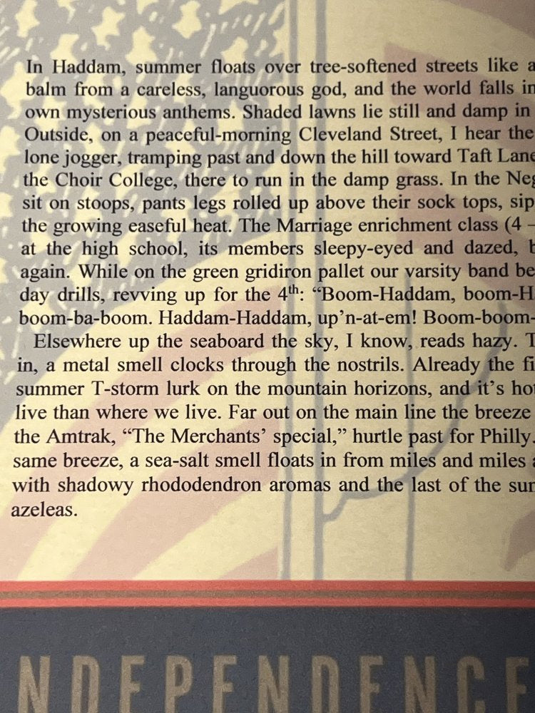 Autographed Typescript - Richard Ford - Independence Day  - Pulitzer Prize winner -