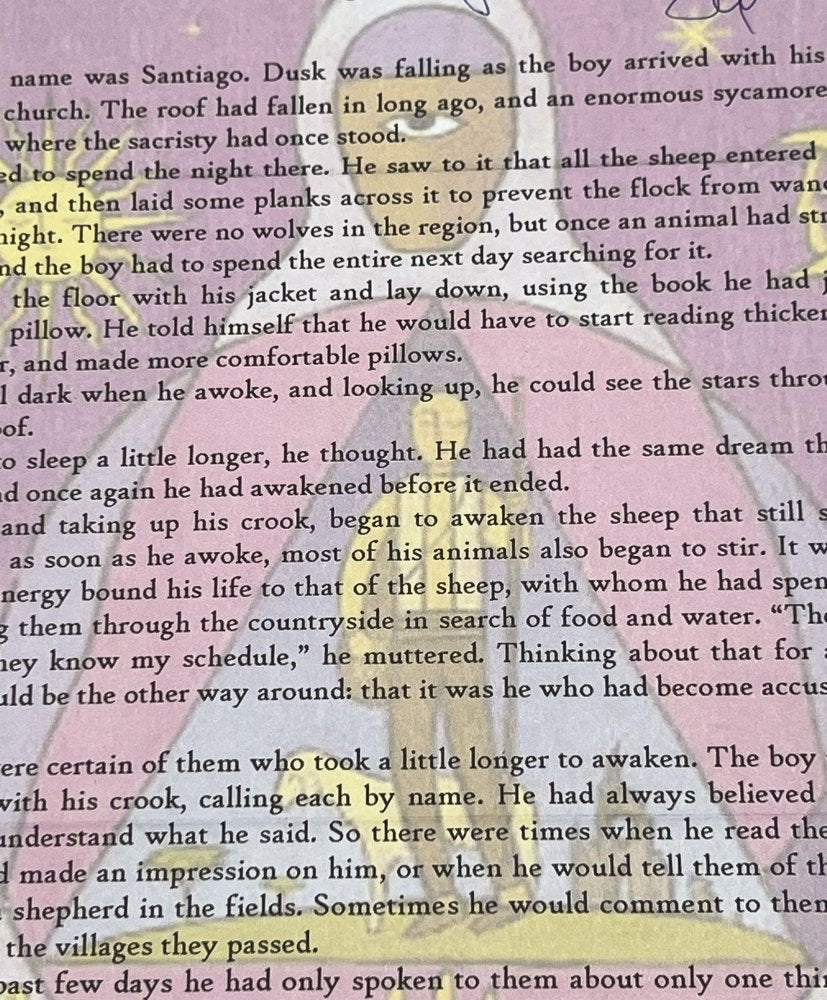 Autographed Typescript - Paulo Coelho -  THE ALCHEMIST -