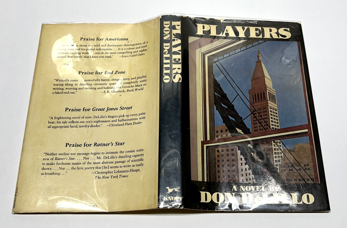 Signed - Don DeLillo - Players - Slipcased First Edition