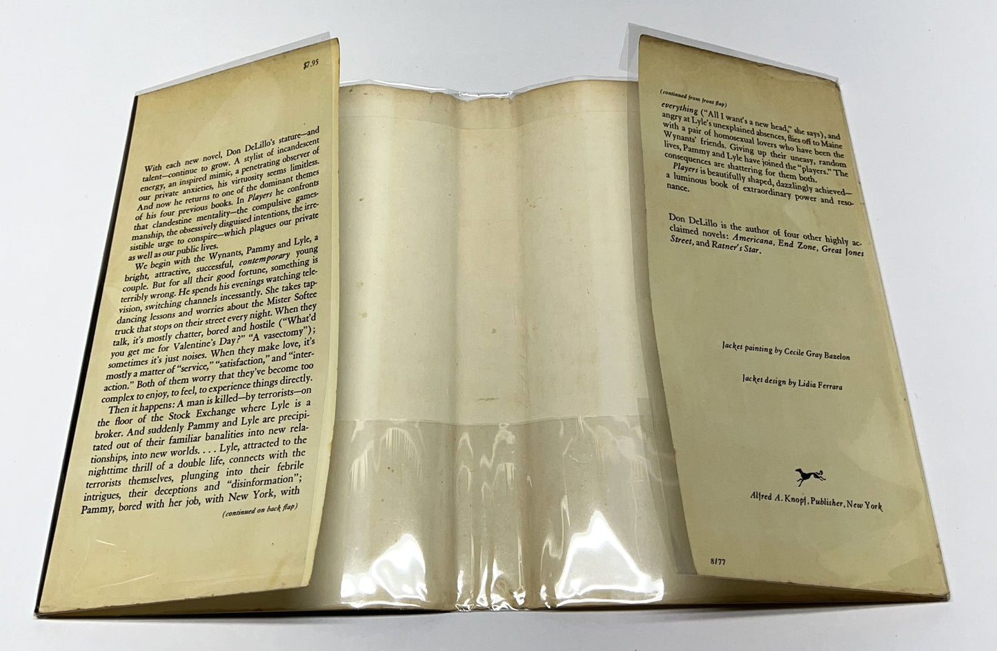 Signed - Don DeLillo - Players - Slipcased First Edition