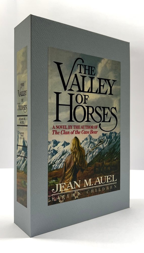 CUSTOM  SLIPCASE SET for Jean M. Auel - Earth's Children Complete Set - The Clan of the Cave Bear; The Valley of Horses; The Mammoth Hunters; The Plains of Passage; The Shelters of Stone; The Land Of Panted Caves