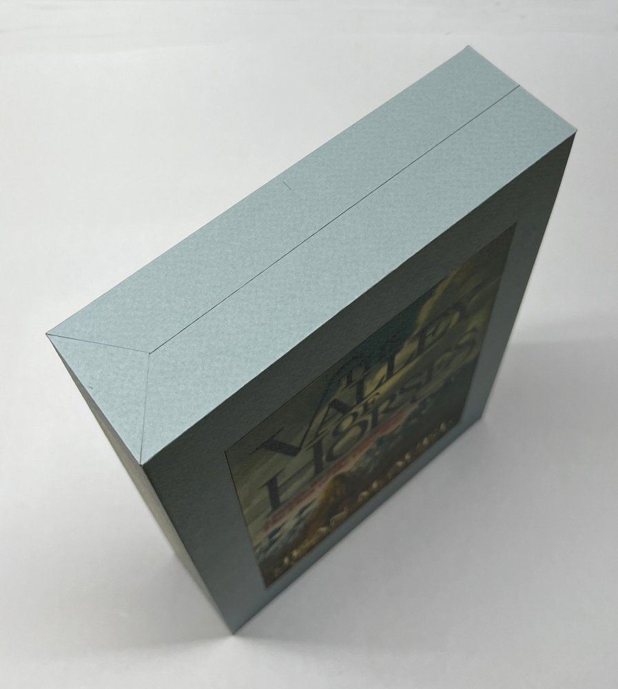 CUSTOM  SLIPCASE for Jean M. Auel - VALLEY OF THE HORSES - 1st Edition / 1st Printing