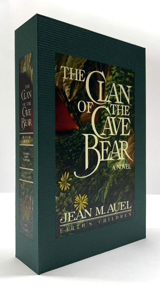 CUSTOM  SLIPCASE SET for Jean M. Auel - Earth's Children Complete Set - The Clan of the Cave Bear; The Valley of Horses; The Mammoth Hunters; The Plains of Passage; The Shelters of Stone; The Land Of Panted Caves