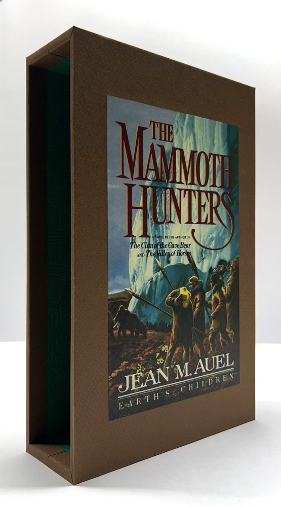 CUSTOM  SLIPCASE for Jean M. Auel - THE MAMMOTH HUNTERS - 1st Edition / 1st Printing