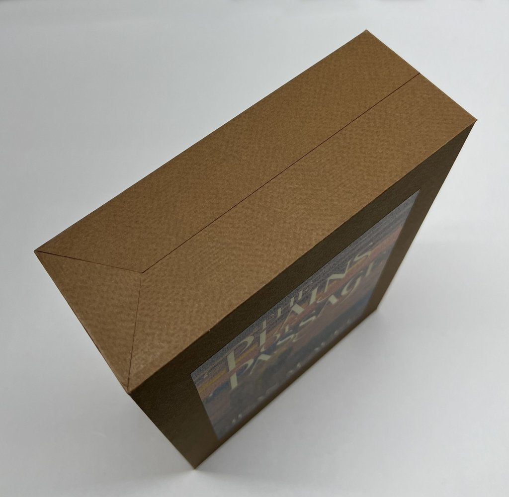 CUSTOM  SLIPCASE for Jean M. Auel - THE PLAINS OF PASSAGE - 1st Edition / 1st Printing