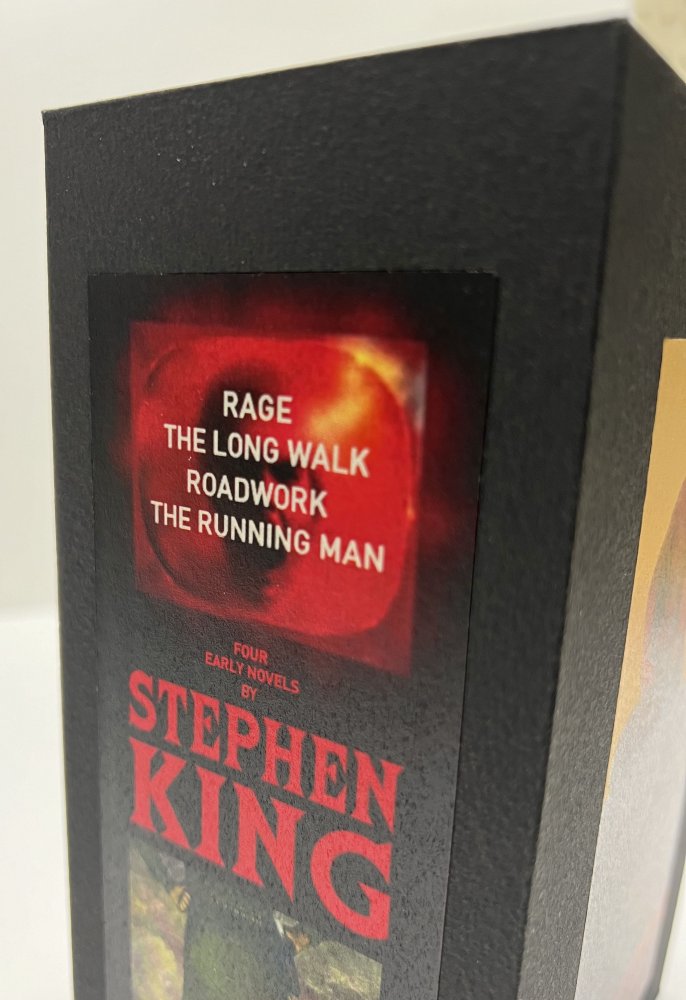 ORIG ART CUSTOM SLIPCASE for Bachman / King - The Bachman Books - Fits Signet 4 Book P/B Set with Rear Panel