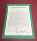 Autographed Typescript - Marlon James - A BRIEF HISTORY OF SEVEN KILLINGS - Booker Prize Winner -