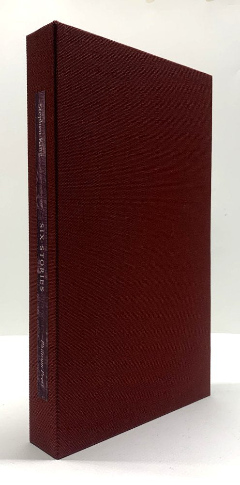 CUSTOM CLAMSHELL SLIPCASE for Stephen King - Six Stories - 1100 Softcover Limited Edition (Burgundy)