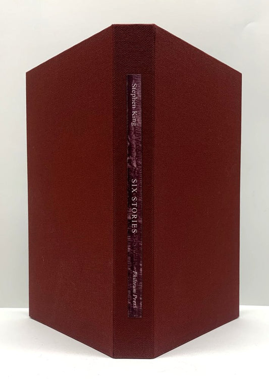 CUSTOM CLAMSHELL SLIPCASE for Stephen King - Six Stories - 1100 Softcover Limited Edition (Burgundy)