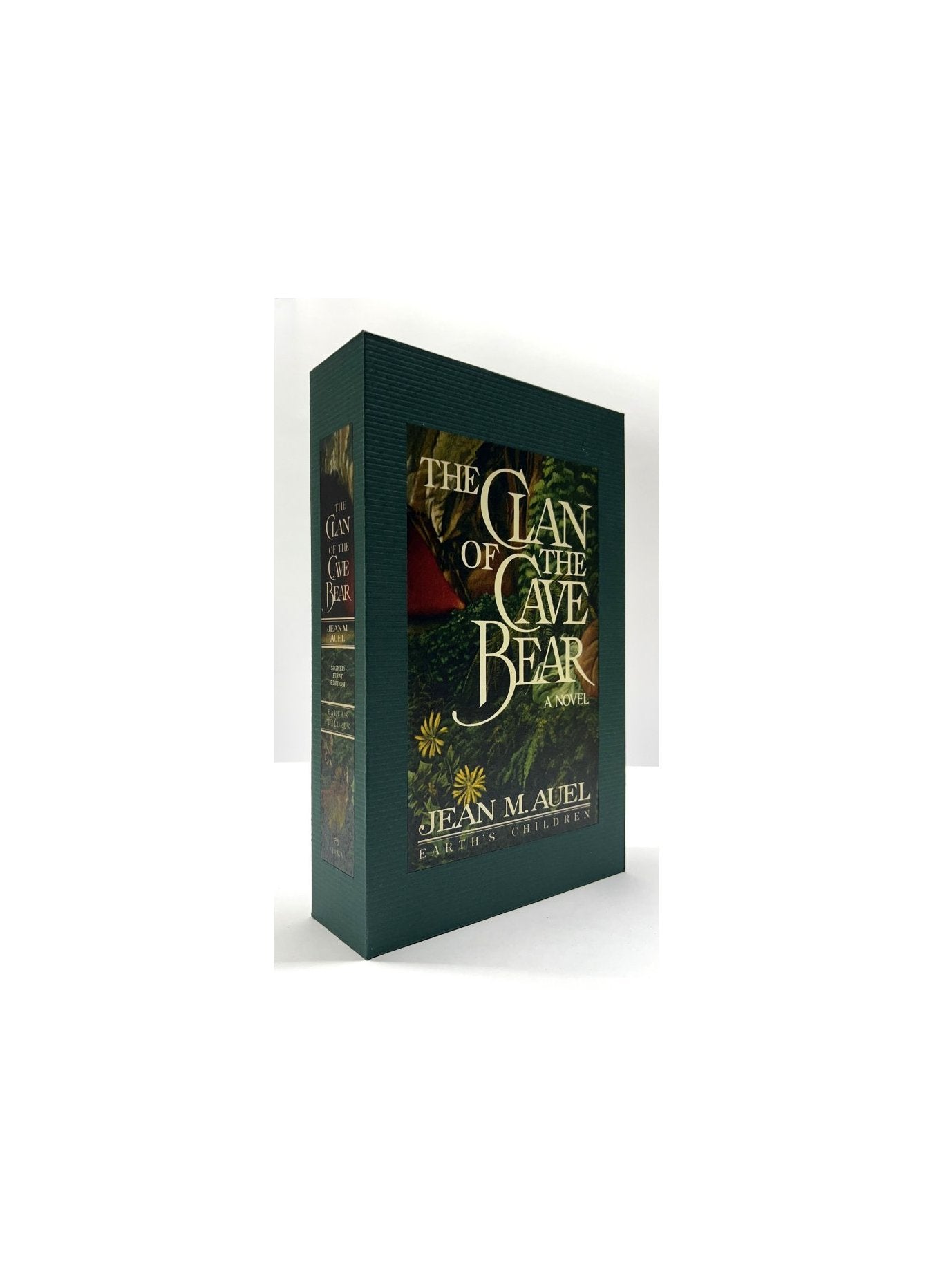 CUSTOM  SLIPCASE for Jean M. Auel - CLAN OF THE CAVE BEAR - 1st Edition / 1st Printing