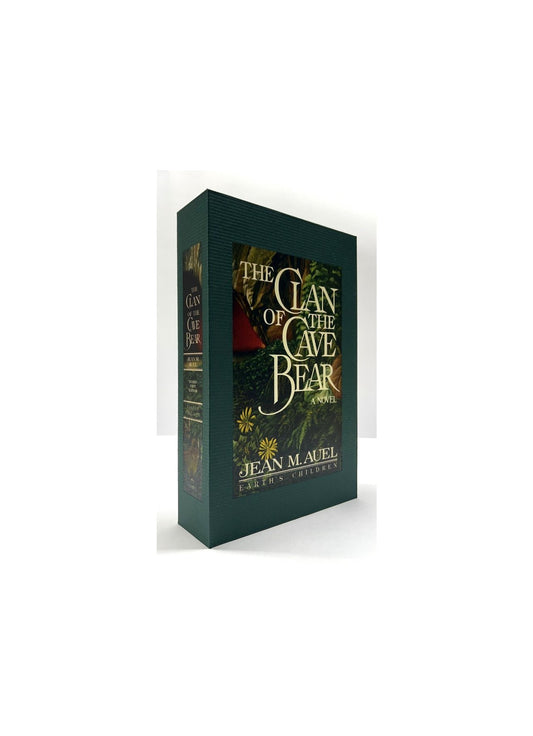 CUSTOM  SLIPCASE for Jean M. Auel - CLAN OF THE CAVE BEAR - 1st Edition / 1st Printing