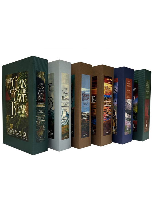 - Signed Earth's Children Set - Jean M. Auel - The Clan of the Cave Bear; The Valley of Horses; The Mammoth Hunters; The Plains of Passage; The Shelters of Stone; The Land Of Panted Caves Signed 1st / 1st Printings