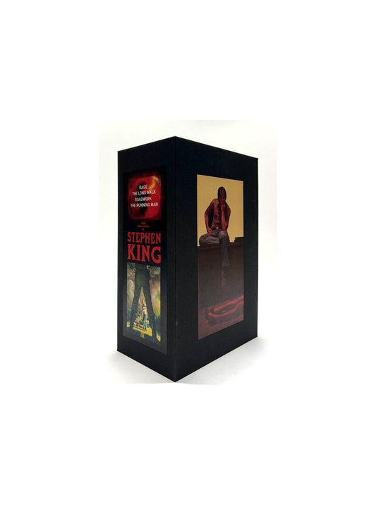 ORIG ART CUSTOM SLIPCASE for Bachman / King - The Bachman Books - Fits Signet 4 Book P/B Set with Rear Panel
