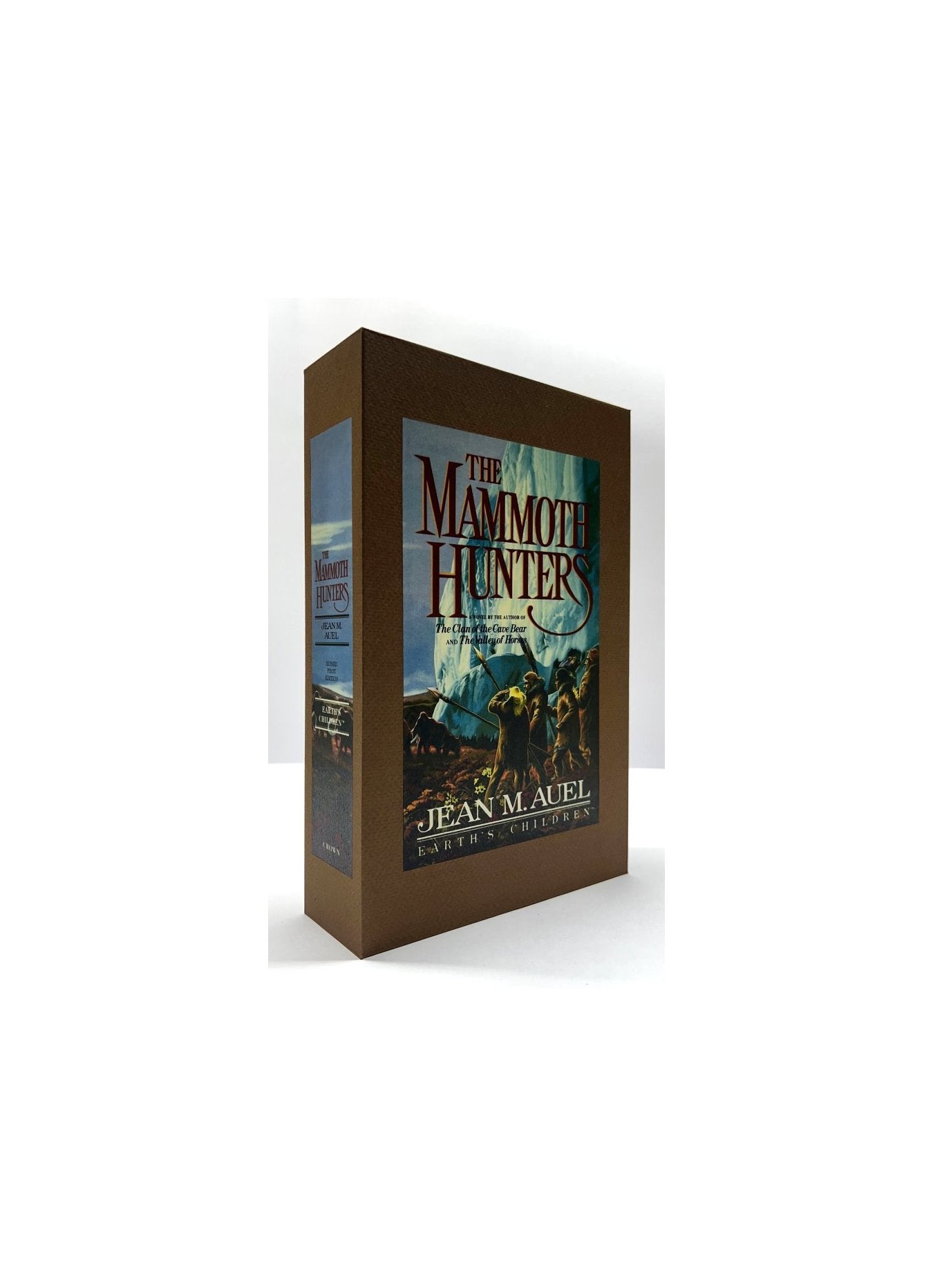 CUSTOM  SLIPCASE for Jean M. Auel - THE MAMMOTH HUNTERS - 1st Edition / 1st Printing