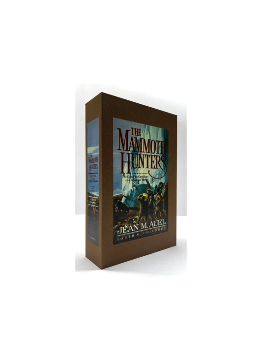 CUSTOM  SLIPCASE for Jean M. Auel - THE MAMMOTH HUNTERS - 1st Edition / 1st Printing