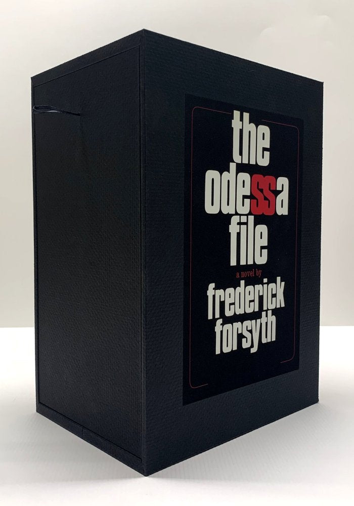 Frederick Forsyth The Day of the Jackal, The Odessa File & The Dogs Of War - Signed 1st Edition Set - Custom Slipcase