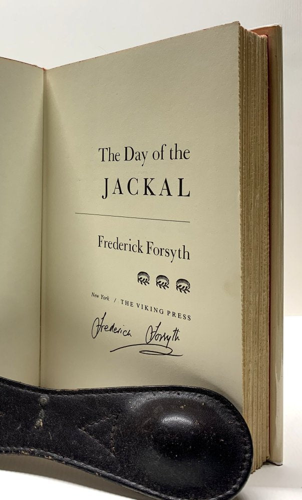 Frederick Forsyth The Day of the Jackal, The Odessa File & The Dogs Of War - Signed 1st Edition Set - Custom Slipcase