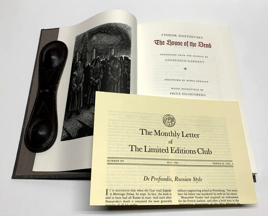 Fyodor Dostoevsky -  The House of The Dead - Signed - Limited Editions Club 1982
