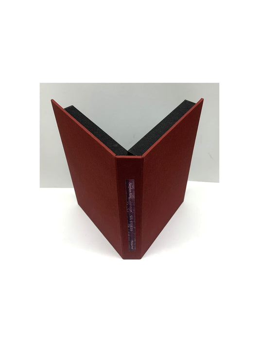 CUSTOM CLAMSHELL SLIPCASE for Stephen King - Six Stories - 1100 Softcover Limited Edition (Burgundy)