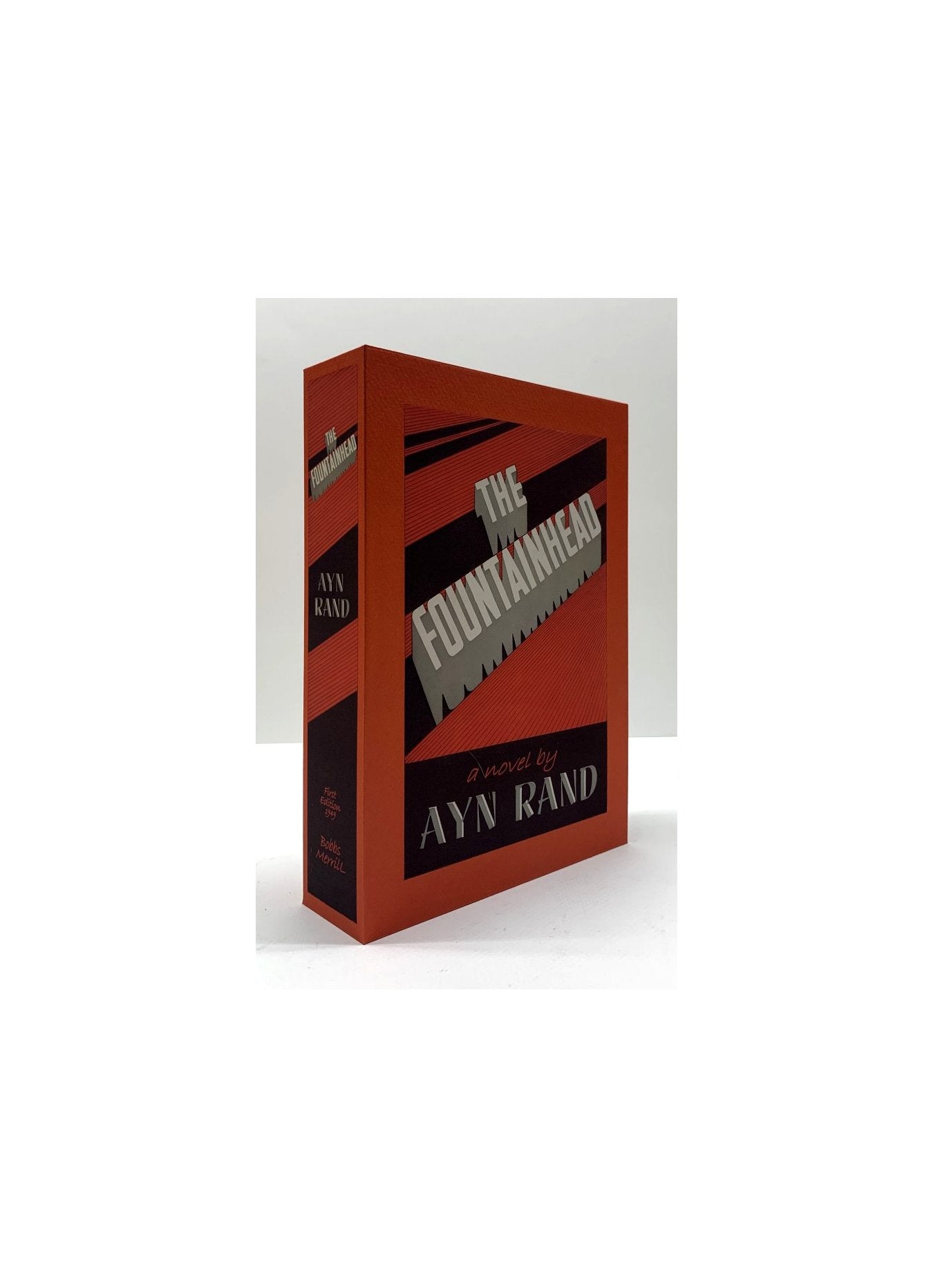 CUSTOM SLIPCASE for Ayn Rand - The Fountainhead - 1st Edition / 1st Printing