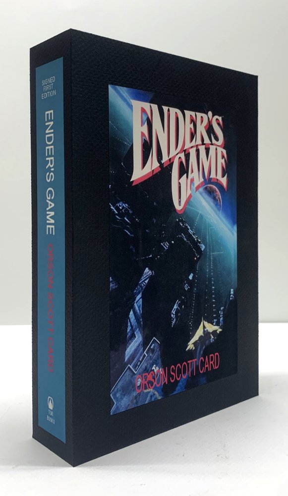 CUSTOM SLIPCASE for Orson Scott Card - Ender's Game - 1st / 1st Rear Panel