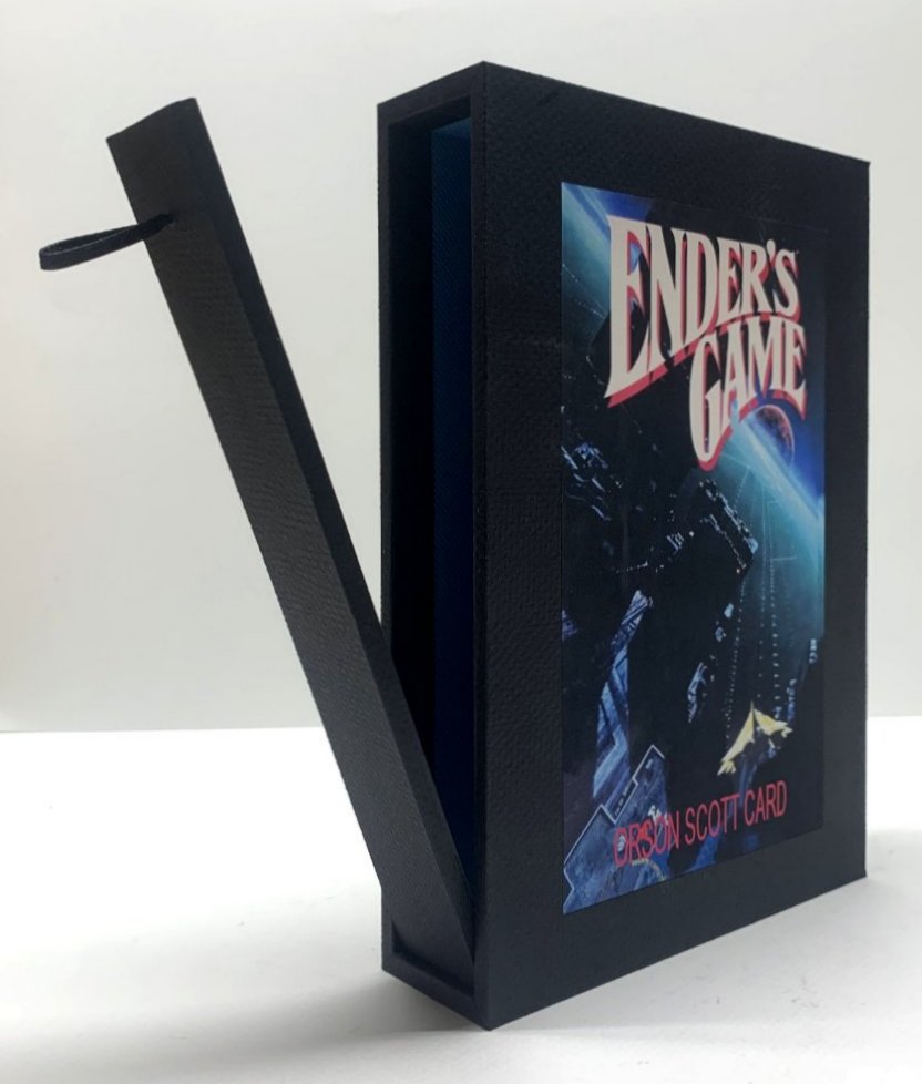 CUSTOM SLIPCASE for Orson Scott Card - Ender's Game - 1st / 1st Rear Panel