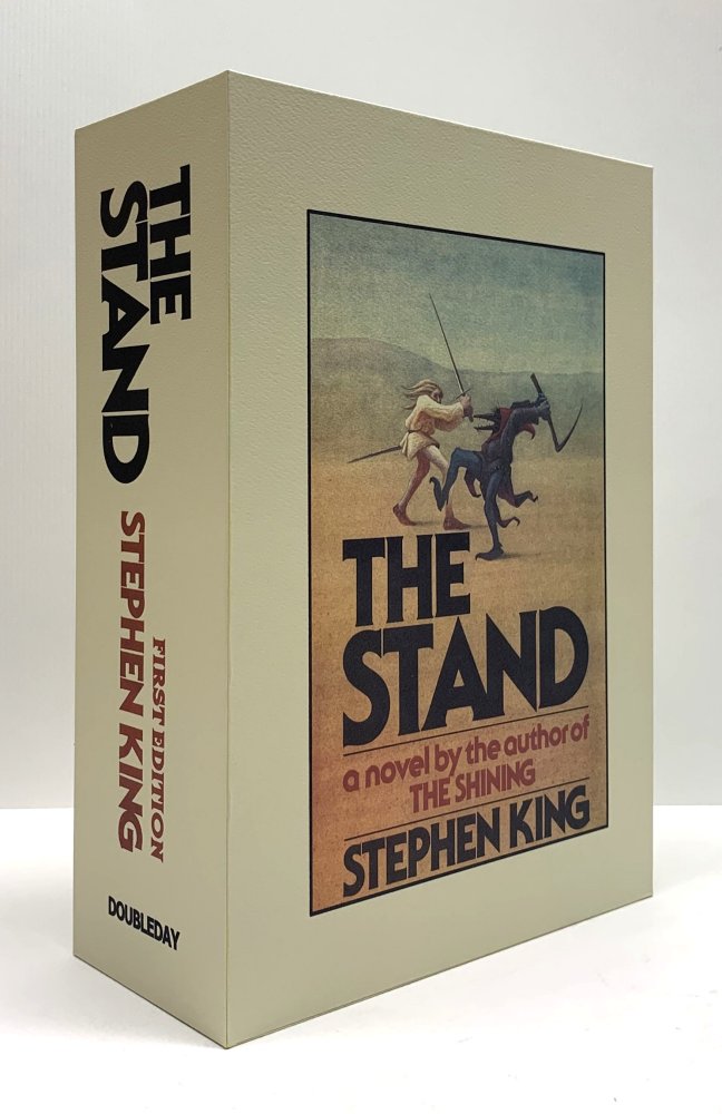 CUSTOM SLIPCASE for Stephen King - The Stand - 1st Edition / 1st Printing REAR PANEL