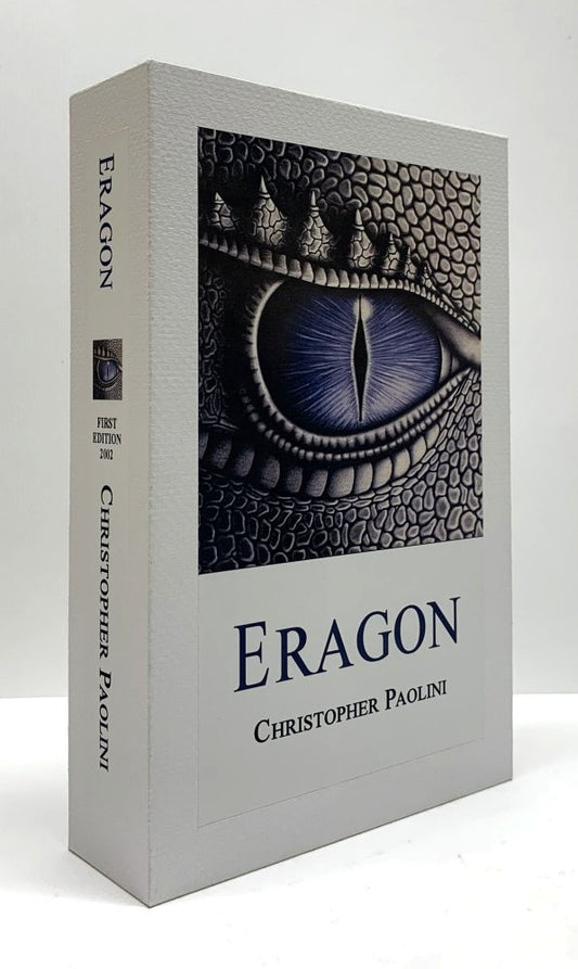 CUSTOM SLIPCASE for Christopher Paolini - Eragon -  True 1st Edition / 1st Printing Rear Panel