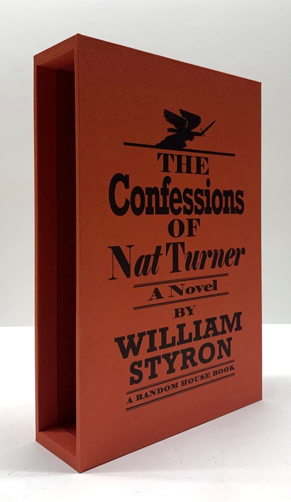 CUSTOM SLIPCASE for - William Styron - THE CONFESSIONS OF NAT TURNER - 1st Edition / 1st Printing (Red)